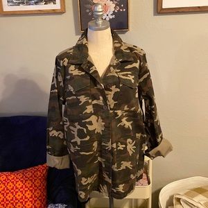 Anthropologie | Camo Jacket